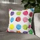 CUSHION COVER PILLOW CASE|CUTE RAINBOW LEMON FRUIT PATTERN