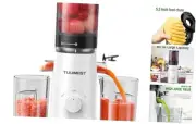 Juicer Machines, Cold Press Juicer with 5.3" Extra Large Feed Chute Fit Whole