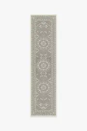 75' x 305' | Machine Washable Runner Rug | Kid & Pet Friendly | Indoor Rug | Almana Black & White Tufted Rug | Ruggable