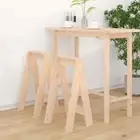 Stools 2 pcs 40x40x75 cm Solid Wood Pine vidaXL