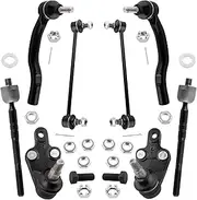 BOXI Inner Outer Tie Rods Sway Bar Lower Ball Joints Fit for BXM600330007-8