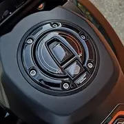 Resin Bike Motorcycle Sticker Compatible with Harley Davidson Pan America 2020-2023. Protection Motorcycle Fuel Cap Protection from Bumps and Scratches. Sticker Set 3D Resin Adhesive - Stickers Made in Italy