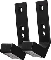 Abaodam Wall Mounted Barbell Rack Durable Fitness Equipment Storage Holder for Dumbbells Weight Bars Space Saving Design Easy Installation for Home Gyms