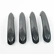 Dry Carbon Fiber Car Side Body Door Handle Cover Trim,Compatible with BMW G20 3 Series G14 G15 G16 2020+ G01 X3 G02 X4 G05 X5 G06 X6 G07 X7(Carbon Fibre 4 Door)