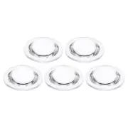 5Pcs Diameter 48mm High 13.5mm PMMA Flat Convex Lens Flashlight Optical Lens