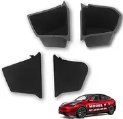 CYBERBEANS Trunk Organizer For Tesla Model Y Trunk Storage Bins Waterproof Odorless Rear Side Storage box 2024 2022 2023 Accessories(5 Seater)