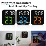 LED Digital Clock Household Electronic Alarm clock with Thermometer Display