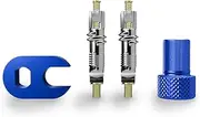 Shredr. Presta Replacement Valve Set | French Valve | Road Bike Valve | Presta Valve | Includes Valve Tool and Car Valve Adapter | High-Quality Aluminium