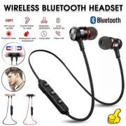 Bluetooth Earbuds Stereo Sport Wireless Headphones in Ear Headset w/ Microphone