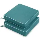 MIULEE 22 x 22 x 3 Inch Outdoor Chair Cushions,Waterproof Seat Cushions for P...