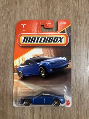 Matchbox 42/125 Tesla Model S by Mattel