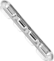 CIYODO Korean Style Divided Sauce Dish Elegant Stainless Steel Condiment Plate with Four Sections for Dipping Sauces and Condiments for Dining Table and Serving Various Flavors
