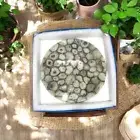 18" Natural Agate Stone Sofa Coffee Table Handmade Gemstone Luxury Garden Decors