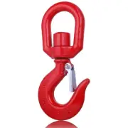 2 Ton Swivel Lifting Hook Heavy Duty Round Rotating Hook with Safety Latch