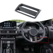 RHD ABS Carbon Fiber Headlight Switch Cover Trim For Mitsubishi Triton L200 24+ (for: Mitsubishi)
