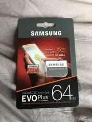 Samsung EVO Plus 64GB microSDXC UHS-I Memory Card