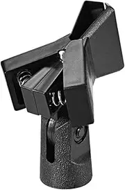 uxcell Universal Microphone Mic Clip Holder for 40mm Mic Stand Handheld 15mm Thread Dia
