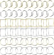 TopBine Earrings Beading Hoop for Jewelry Making, Earrings Findings Hoops Earring Charms Open Bezel Pendant Frame for DIY Craft,Earring Necklace,Crafts Supplies