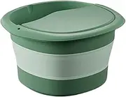 Collapsible Foot Tub | Multi-Use Folding Foot Bucket for Massage SPA - Home SPA Supplies for Feet Bath, Washing Face, Washing Towels, Washing Clothes, Toiletries Storage Borato