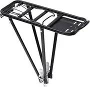 Bike Cargo Rack Cycling Bag Holder Stand Easy to Install Rear Rack for Mountain and Road Bikes Lightweight Design for Cargo Transportation