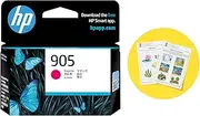 HP 905 Genuine Original Magenta Ink Printer Cartridge works with HP OfficeJet 6950 All-in-One, HP OfficeJet Pro 6960 All-in-One, HP OfficeJet Pro 6970 All-in-One (T6L93AA)