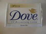 Vintage Dove Beauty Bar Soap NOS White Box 1/4 moisturizing lotion