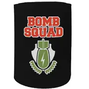 Alcohol Stubby Holder - Bomb Squad Cartoon - Funny Novelty Birthday Gift Joke Beer Can Bottle