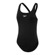 Speedo Leaderback One Piece Girls- Black - 14