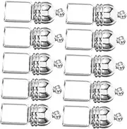 HAWILLOSCH Tiny Glass Bottles with Lids Miniature Decorative Jars for Wishing DIY Crafts for Storage Party Supplies and Unique Style Creations