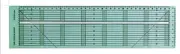 Clover Bias Tape Cutting Ruler For Patchwork Quilting Sewing (in Inches)