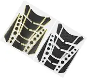 NOLITOY 2pcs Motorcycle Stickers Motorcycle Instrument Film Sticker Gas Tank Protectors Gas Cap Cover Decal Motorcycle Tank Decals Motorcycle Accessories Three-Dimensional Soft Glue