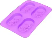 Beatifufu 1pc Handmade Soap Mold Homemade Soap Professionals DIY Mold Molds Home Accents Decor DIY Mould Olive Soap Mold Soap Making Accessories Household Decor Crayon Mold Purple