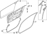 Genuine Nissan Corner Support 80231-6GP0A