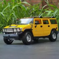 在飛比找Yahoo!奇摩拍賣優惠-模型車 美馳圖 1:18 悍馬H2 Hummer 越野車SU