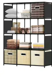 BALEINE Cube Storage Shelf, DIY Bookshelf Cubby Closet Storage Organizer