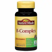 Nature Made B-Complex with Vitamin C, 100 Caplets (Pack of 4)