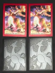 (2X) Scorching Charizard Pokemon Center Exclusive & (2X) UPC Charizard Sleeves