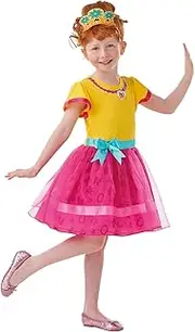[Rubie's] Fancy Nancy Tutu Dress for Kids - Disney Fancy Nancy Clancy - Small (3-4 Yrs)