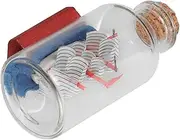 Nautical Cruise Ship Drift Bottle Craft Paperweight Decor for Adults Present
