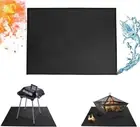Under Grill Mat Fireproof BBQ Pad For Fire Pit Deck Patio Heat Resistant 122x76c