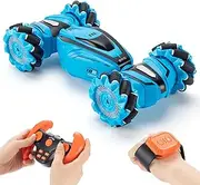 Tailtango Stunt Twist Car, 2.4Ghz Remote Control & Watch Control Car with 360° Flips and Drifts, Rechargeable & 4WD Off Road Drift RC Race Car Toy for Boys and Girls