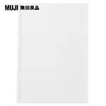 【MUJI 無印良品】植林木不易透色活頁紙/A4.方眼.5MM.100頁