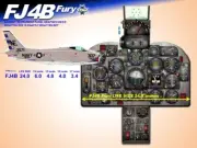 FJ4B FURY COCKPIT instrument panel CDkit