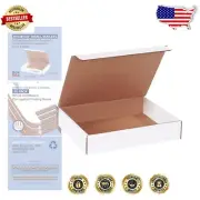 Bulk Moving & Storage Boxes - 50-Pack of 10.25"L x 8.25"W x 2"H Corrugated