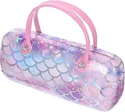[Healeved] Hard Shell Boys and Girls Glasses Case Portable Sunglasses Holder for Boys Girls Light for Travel School