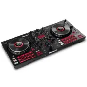 Numark Platinum FX 53cm Mixtrack 4-Deck Audio/Music DJ Controller Pad Silver