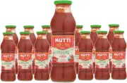 Mutti Organic Tomato Puree (Passata), 19.7 oz. Pack of 12