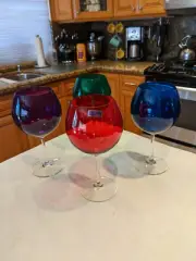 NEW Set (4) Waterford Large Balloon "Jewels Aromatic" 8 1/2" Wine Goblets