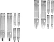 Kisangel 2sets Accurate Rain Gauge for Garden Outdoor Water Measuring Tool Auto Empty Feature 6pcs*2