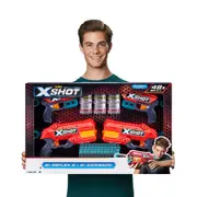Zuru X-Shot Excel Double Reflex 6 Blaster Double Kickback Blaster Combo Pack